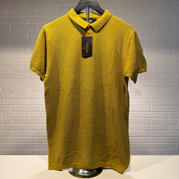 Wocka Other - Wocka Mens XXL Polo Shirt Mustard Yellow Short Sleeve 100% Cotton